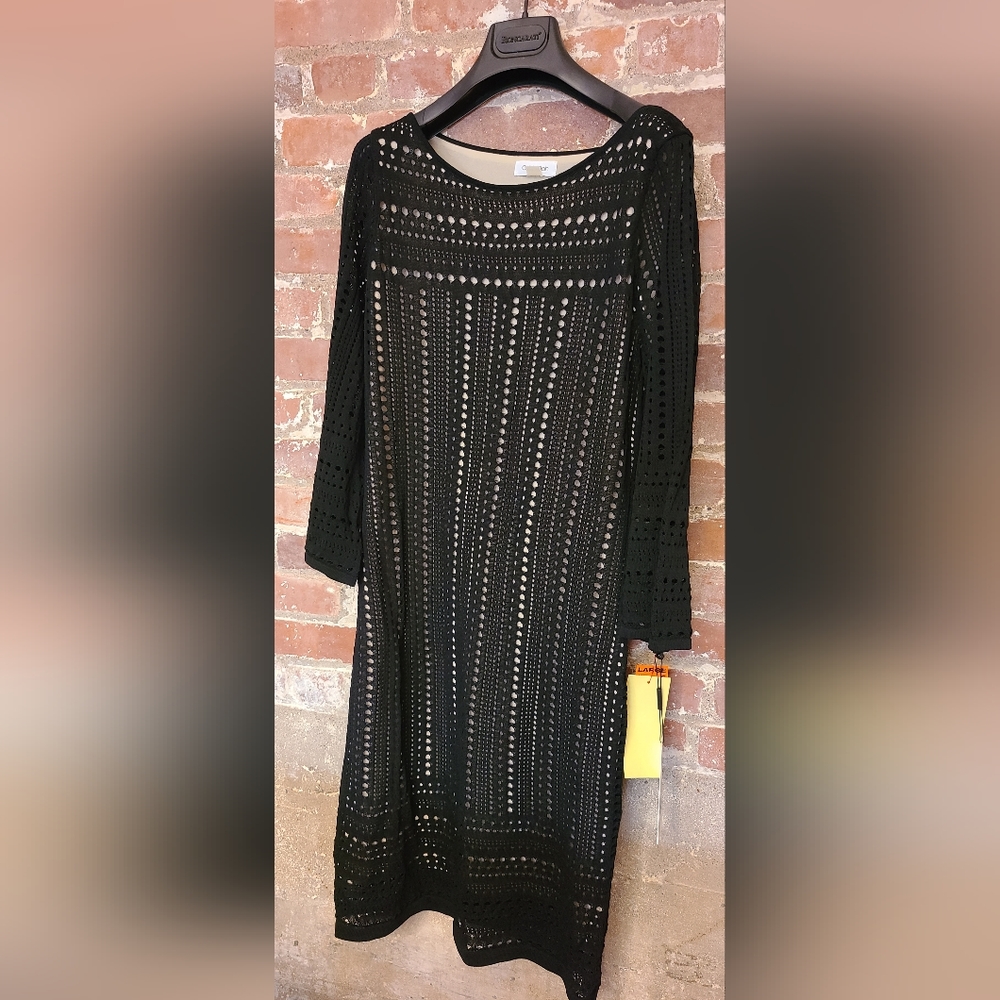 Calvin Klein illusion dress